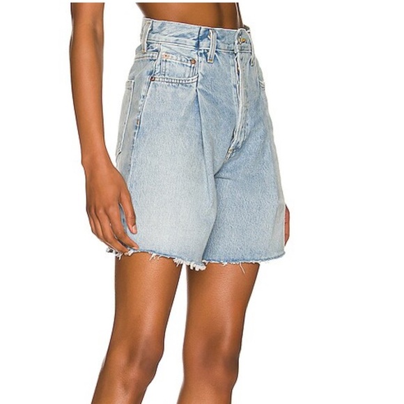 AGolde Fold Waistband Shorts Size 30 NWT - Picture 3 of 12